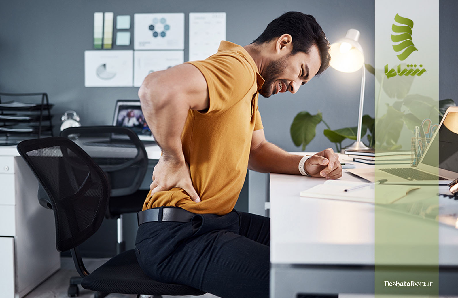 طرز صحیح نشستن در افراد مبتلا به دیسک کمر